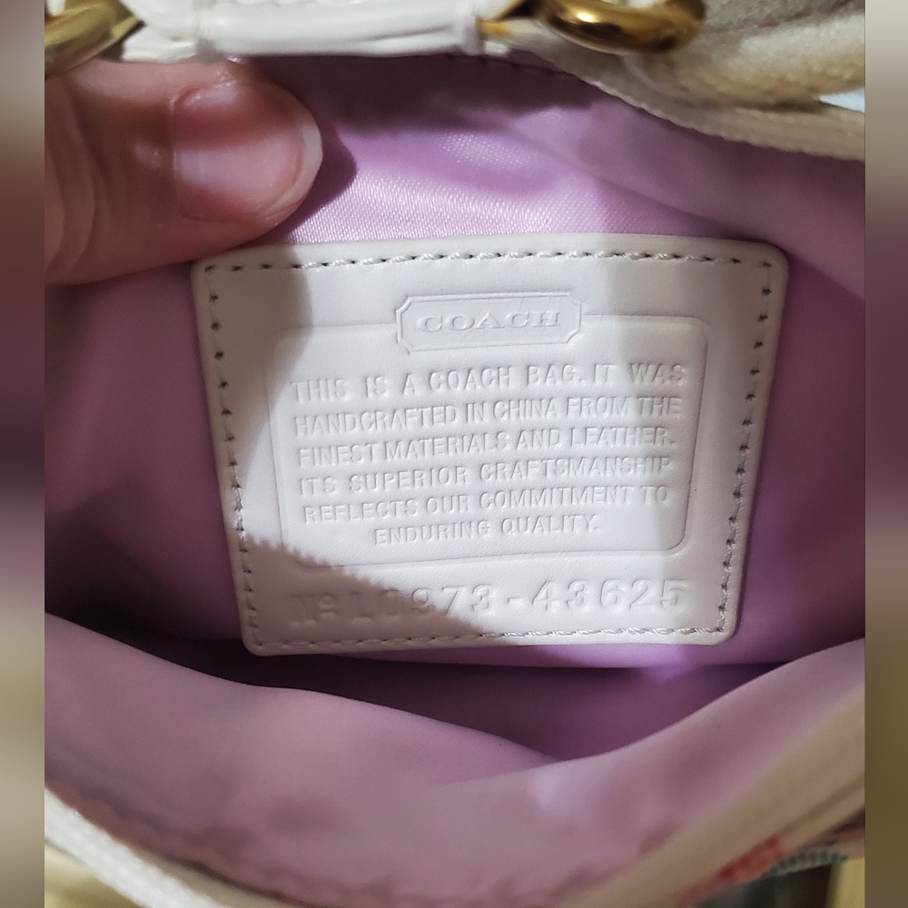 Coach Multicolor Signature Crossbody Bag - Picture 7 of 7